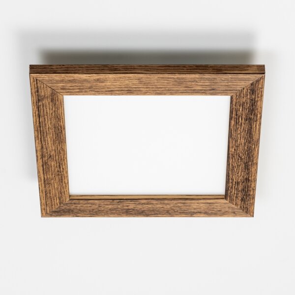 Brilagi - LED Stropní svítidlo SLIMFRAME WOOD LED/25W/230V 34x34 cm hnědá