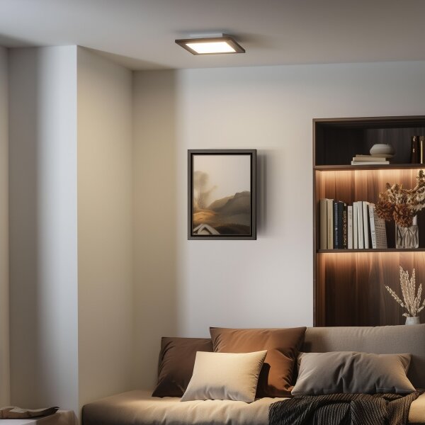 Eglo - LED Stmívatelný přisazený panel SALOBRENA 2 LED/16W/230V tmavě hnědá