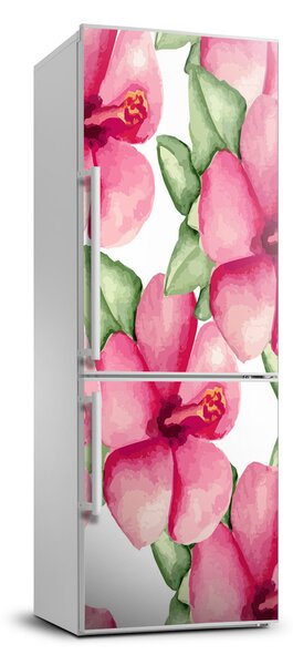 Fototapeta na ledničku Tropické květiny FridgeStick-70x190-f-105950649