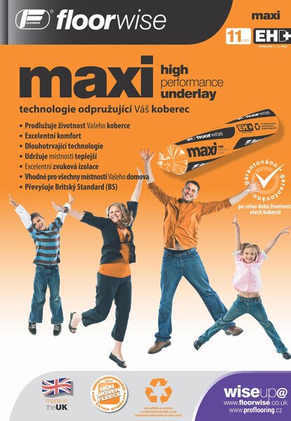 Floorwise Podložka pod koberec Floorwise Maxi (role 15 m2) - 137x1100 (role 15 m2) cm