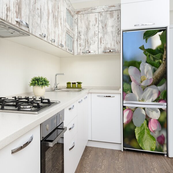 Samolepící nálepka na ledničku Květy višně FridgeStick-70x190-f-106222924
