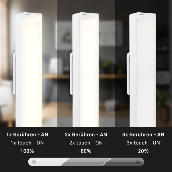 Briloner 7474-016 - LED Stm. nabíjecí venkovní stolní lampa LED/7W/5V 3000K bílá