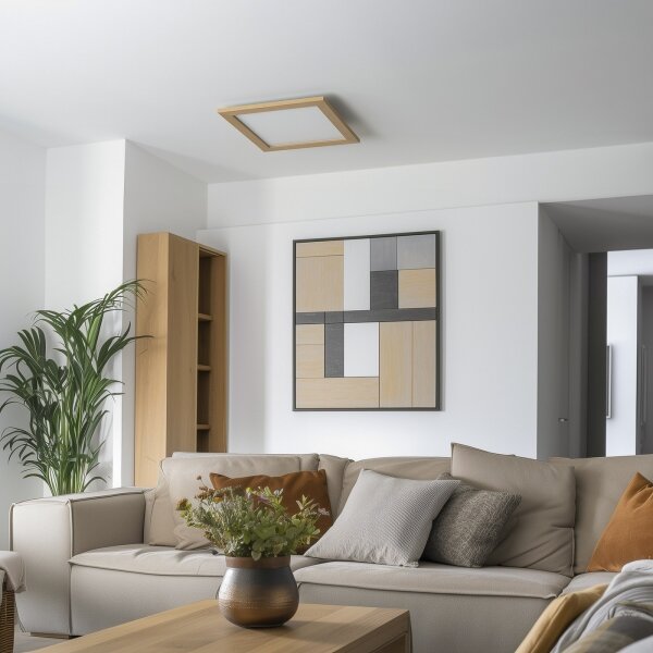 Eglo - LED RGBW Stm. panel SALOBRENA-C LED/21W/230V 2700-6500K hnědá + DO