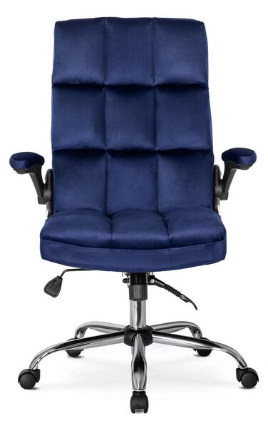 Kancelářské křeslo Brogas Velvet, modrá