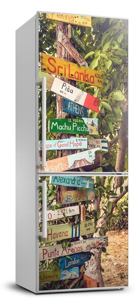 Nálepka na ledničku do domu Dopravní značka FridgeStick-70x190-f-106489640