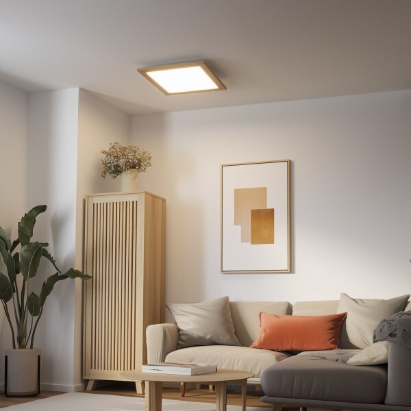 Eglo - LED RGBW Stm. panel SALOBRENA-C LED/21W/230V 2700-6500K hnědá + DO
