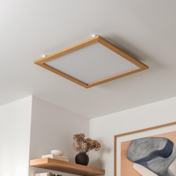Eglo - LED Přisazený panel SALOBRENA LED/31W/230V hnědá