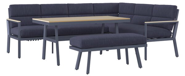 ZAHRADNÍ JÍDELNÍ SET 4dílné, kov, plast, textil Ambia Garden - Online Only zahradní nábytek, Online Only