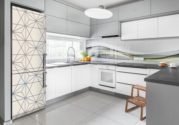 Nálepka tapeta na ledničku Gemetrické pozadí FridgeStick-70x190-f-106288752