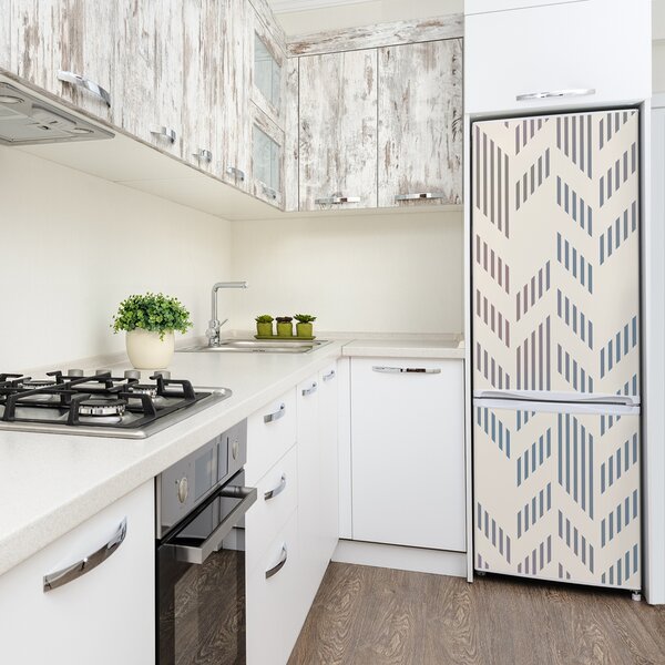 Nálepka tapeta na ledničku Gemetrické pozadí FridgeStick-70x190-f-106288088