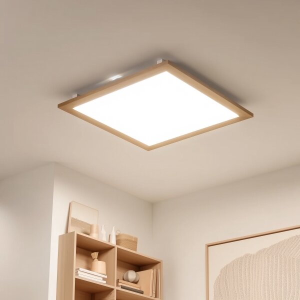 Eglo - LED Přisazený panel SALOBRENA LED/31W/230V hnědá