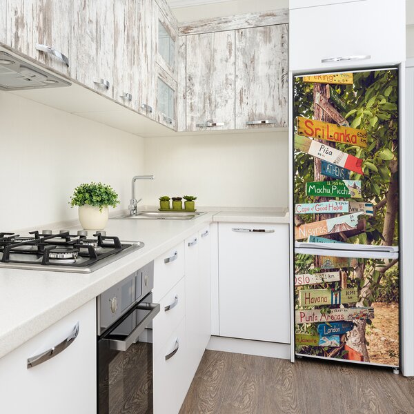Nálepka na ledničku do domu Dopravní značka FridgeStick-70x190-f-106489640