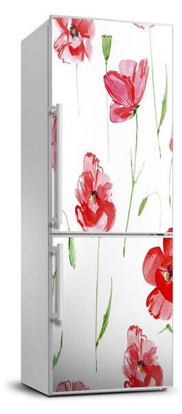Nálepka fototapeta na ledničku Mák FridgeStick-70x190-f-106891066