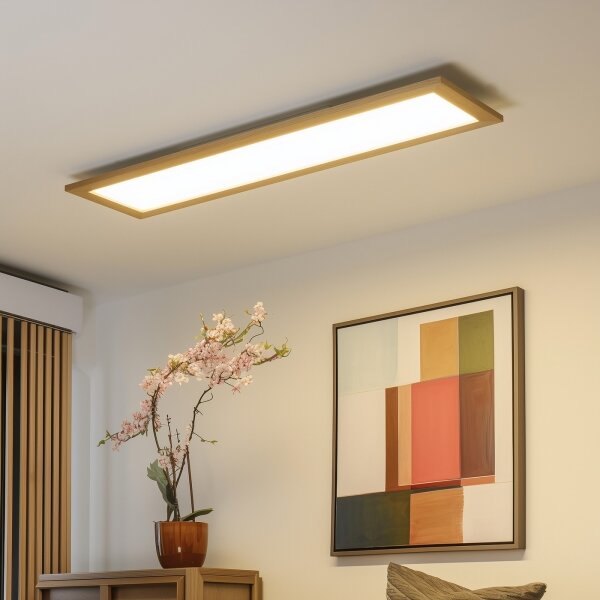 Eglo-LED RGBW St. přisazený panel SALOBRENA-C LED/34W/230V hnědá +DO