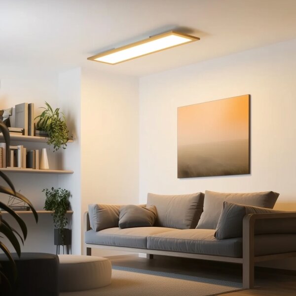 Eglo-LED RGBW St. přisazený panel SALOBRENA-C LED/34W/230V hnědá +DO