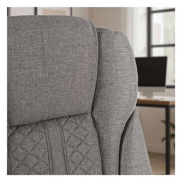 Kancelářské křeslo Fargin, šedá