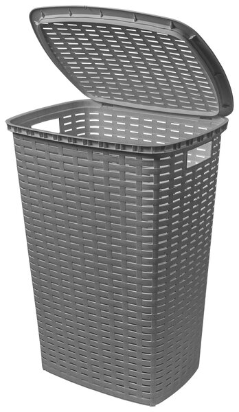 KOŠ NA PRÁDLO, antracitová Homeware - Koše na prádlo