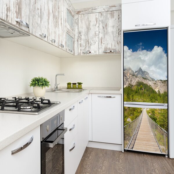 Nálepka na ledničku samolepící Visací most FridgeStick-70x190-f-107414928