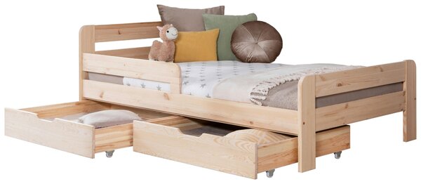 POSTEL S ÚLOŽNÝM PROSTOREM, 120/200 cm, přírodní barvy MID.YOU - Online Only dětské postele, Online Only