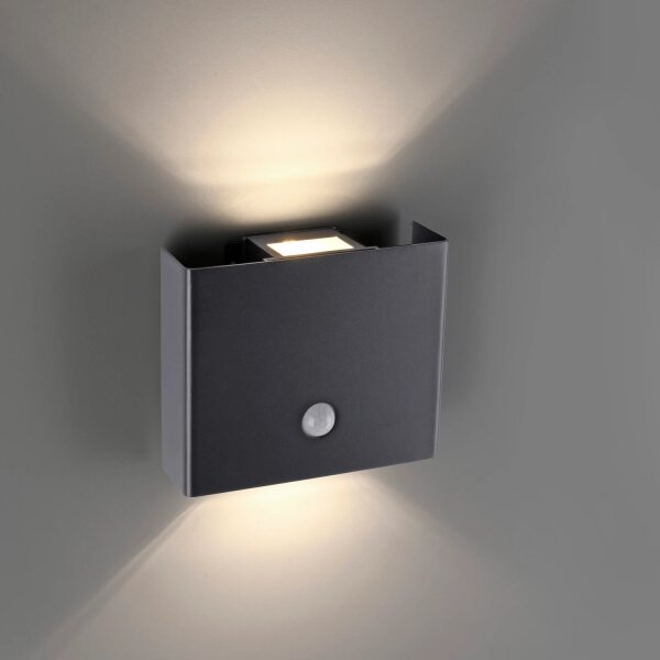 JUST LIGHT. 19471-18 - LED Venk. svítidlo se senz. 2xLED/1,25W/3,7V 4400mAh IP44