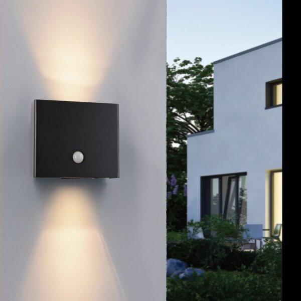 JUST LIGHT. 19471-18 - LED Venk. svítidlo se senz. 2xLED/1,25W/3,7V 4400mAh IP44