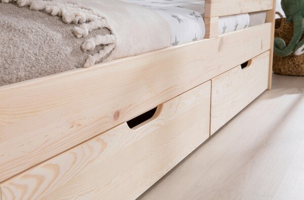 POSTEL S ÚLOŽNÝM PROSTOREM, 90/200 cm, přírodní barvy MID.YOU - Online Only dětské postele, Online Only