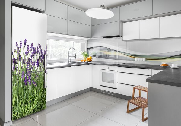 Foto nálepka tapeta lednička Pole levandule FridgeStick-70x190-f-107877649