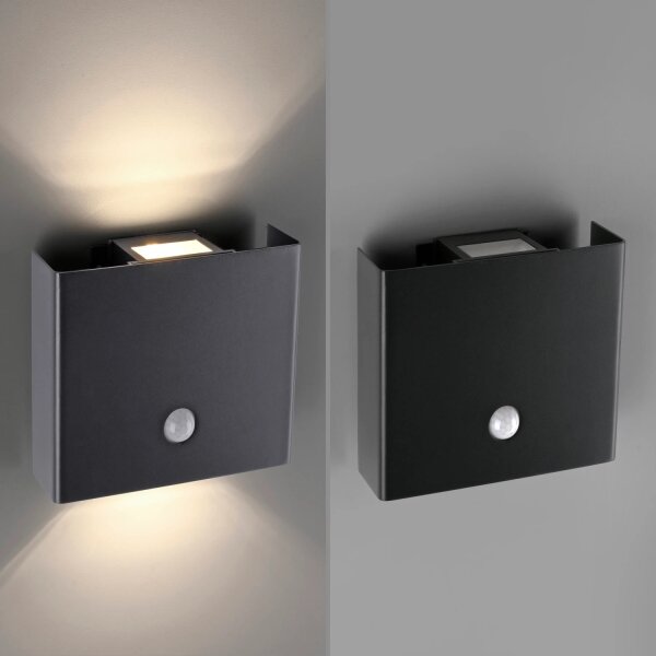 JUST LIGHT. 19471-18 - LED Venk. svítidlo se senz. 2xLED/1,25W/3,7V 4400mAh IP44