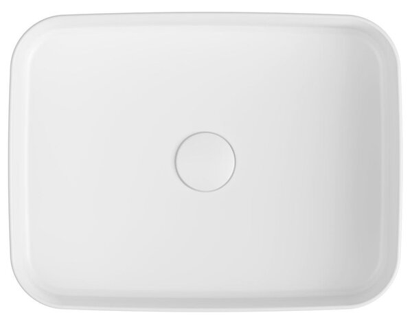 Isvea Infinity umyvadlo 50x36 cm obdélníkový na pult bílá lesk 10NF65050