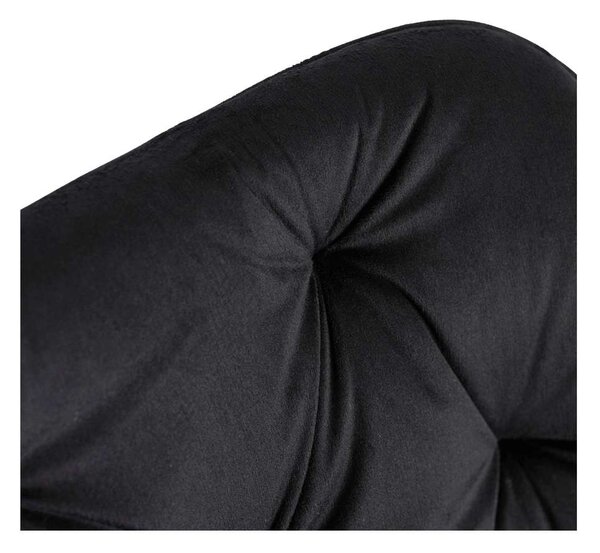 Kancelářské křeslo Skarto Velvet, černá / zlatá