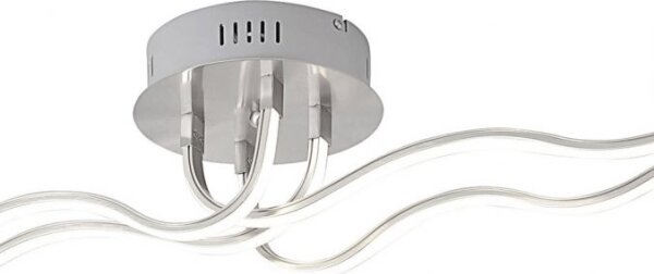 JUST LIGHT. 15126-55 - LED Přisazený lustr WAVE LED/29,4W/230V chrom