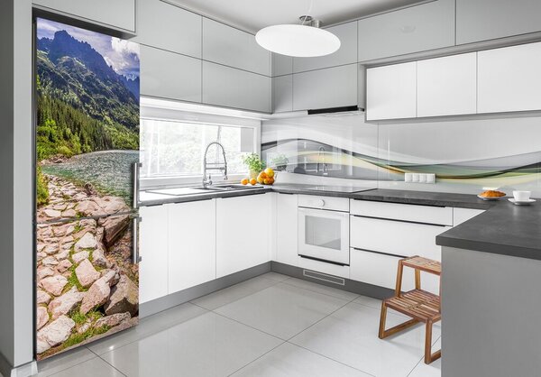 Foto nálepka na ledničku Mořské oko Tatry FridgeStick-70x190-f-108007889