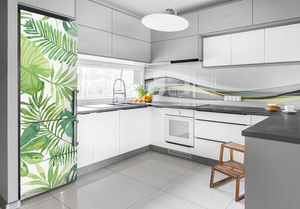 Fototapeta na ledničku Tropické listí FridgeStick-70x190-f-108510250