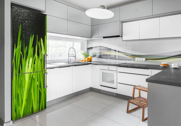 Foto nálepka tapeta lednička Stébla trávy FridgeStick-70x190-f-108879645