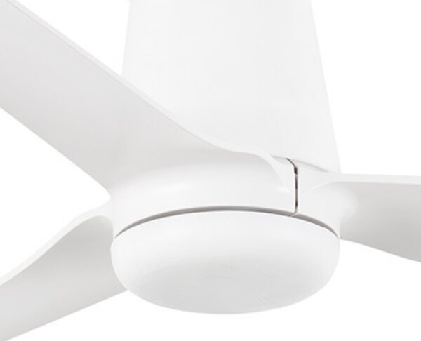 FARO 33828 - Stropní ventilátor PUNT TUB M bílá pr. 130 cm + dálkové ovládání