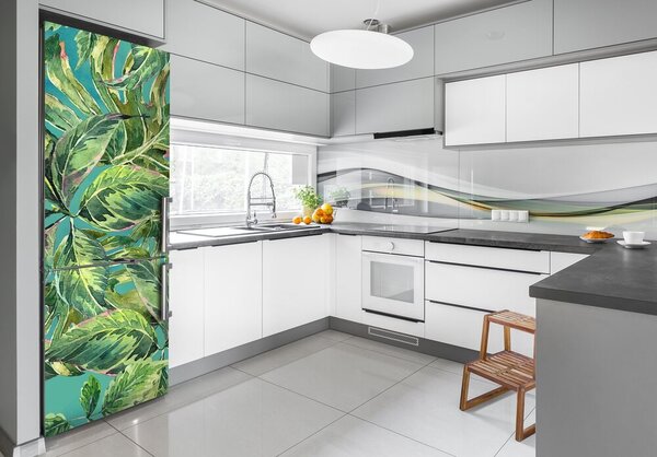 Fototapeta na ledničku Tropické listí FridgeStick-70x190-f-108364135