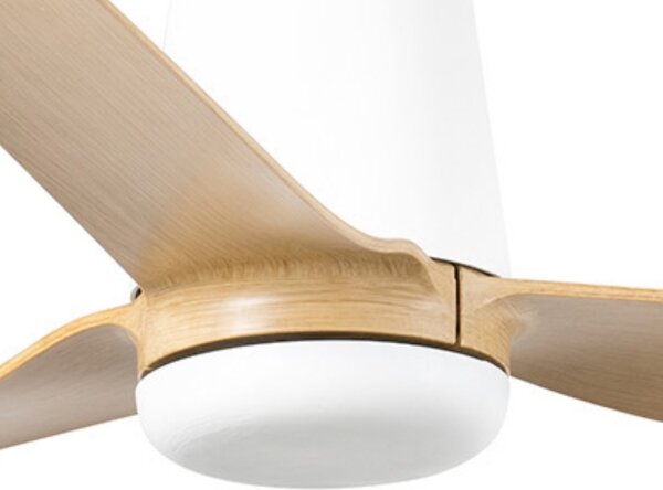 FARO 33829-Stropní ventilátor PUNT TUB M hnědá/bílá pr.130 cm + dálkové ovládání
