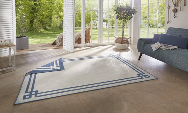 NORTHRUGS - Hanse Home koberce Kusový koberec Twin Supreme 104146 Blue/Cream ROZMĚR: 80x150