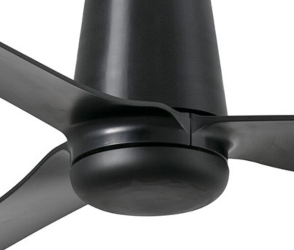 FARO 33830 - Stropní ventilátor PUNT TUB M černá pr. 130 cm + dálkové ovládání