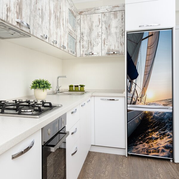 Samolepící nálepka na ledničku Plachetnice na moři FridgeStick-70x190-f-109634873