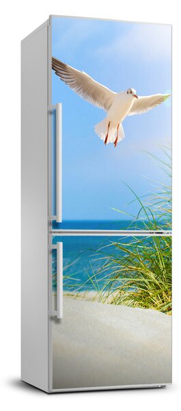 Nálepka na ledničku Racek nad dunami FridgeStick-70x190-f-109828063