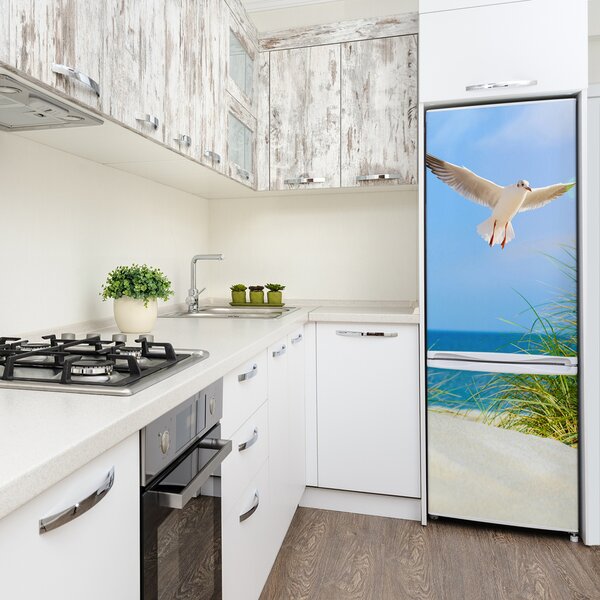 Nálepka na ledničku Racek nad dunami FridgeStick-70x190-f-109828063