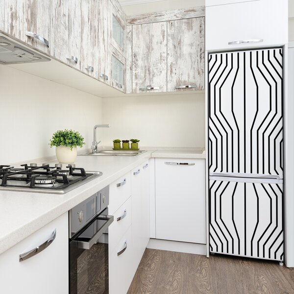 Nálepka na ledničku Geometrické linie FridgeStick-70x190-f-109548689
