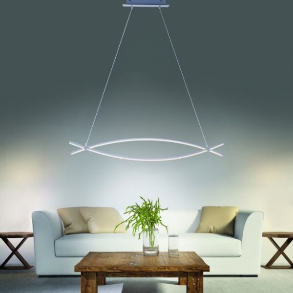 JUST LIGHT. 15382-55 - LED Lustr na lanku MAJA 2xLED/8,4W/230V chrom