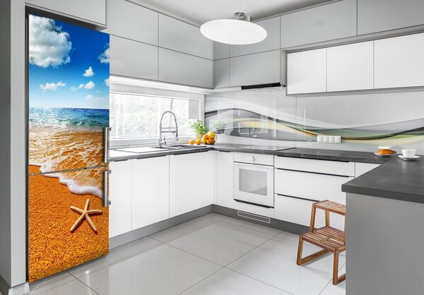 Nálepka na ledničku Hvězdice na pláži FridgeStick-70x190-f-110094883