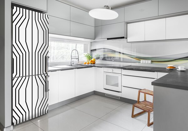 Nálepka na ledničku Geometrické linie FridgeStick-70x190-f-109548689
