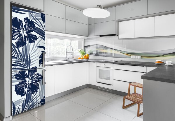 Fototapeta na ledničku Tropické květiny FridgeStick-70x190-f-109737584