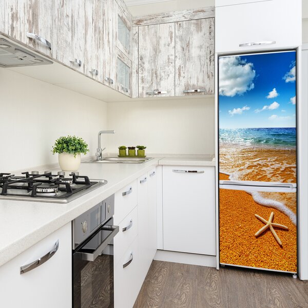 Nálepka na ledničku Hvězdice na pláži FridgeStick-70x190-f-110094883