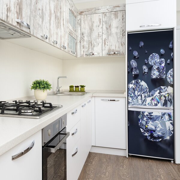 Nálepka tapeta na ledničku do domu Diamanty FridgeStick-70x190-f-110906772