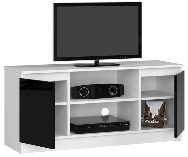 TV stolek Darian (černý vysoký lesk). Akce -18%